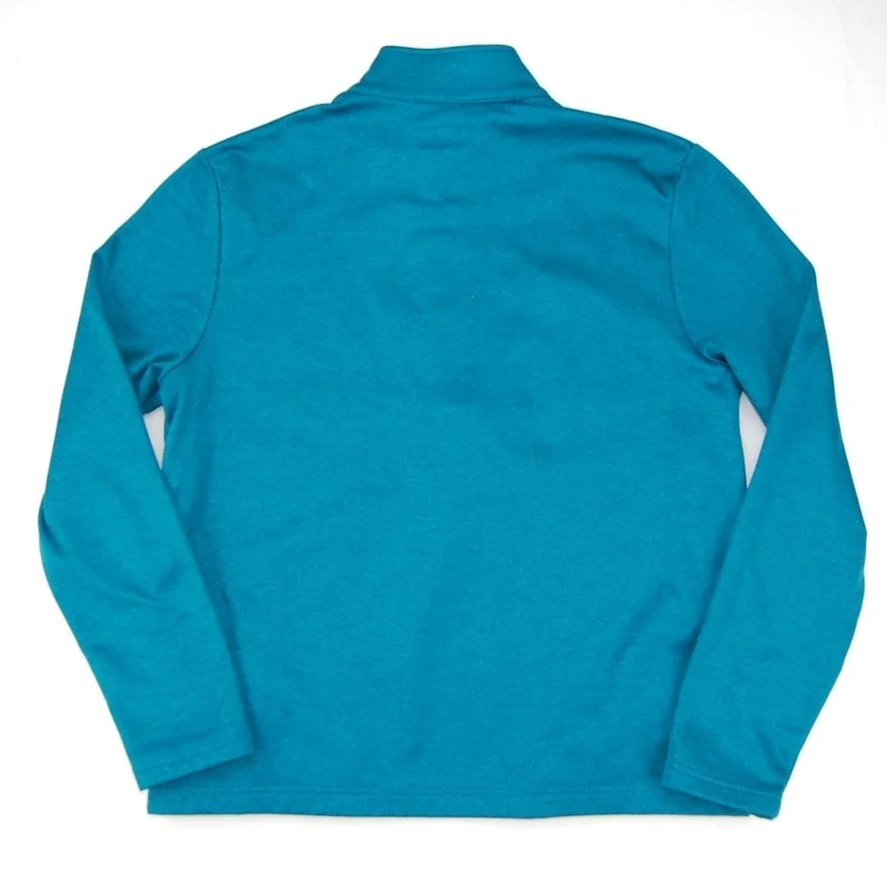 Callaway Golf Pullover Mens Medium Blue 1/4 Zip Fleece Lined‎ Mock Neck Top